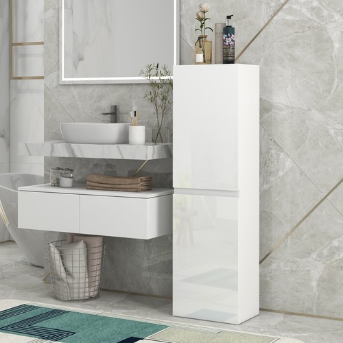 Tall bathroom cabinet with - with, 2