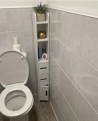 Tall bathroom cabinet - bathroom, narrow