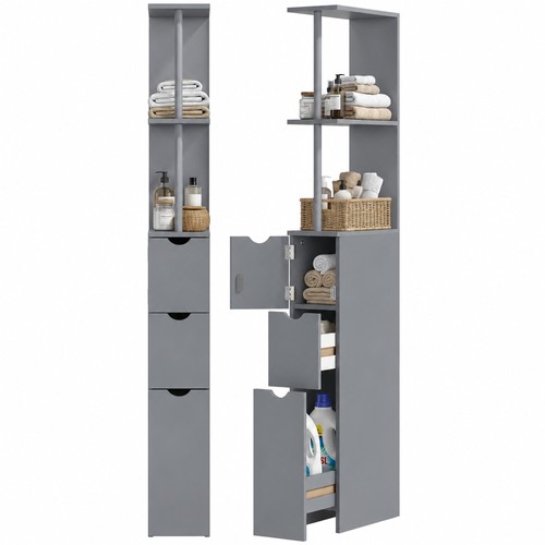 Homcom tall bathroom storage - homcom,