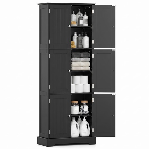 Tall bathroom storage - bathroom, cabinet