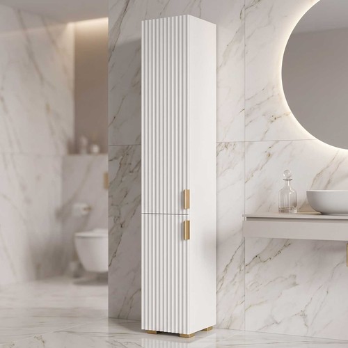 Bathroom cabinet tall storage - bathroom,