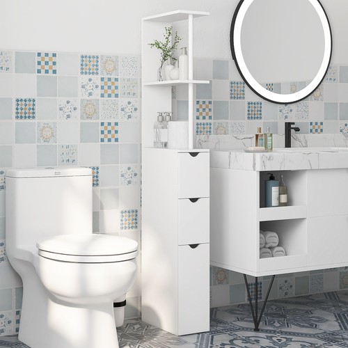 Tall bathroom cabinet - cabinet, 2-tier