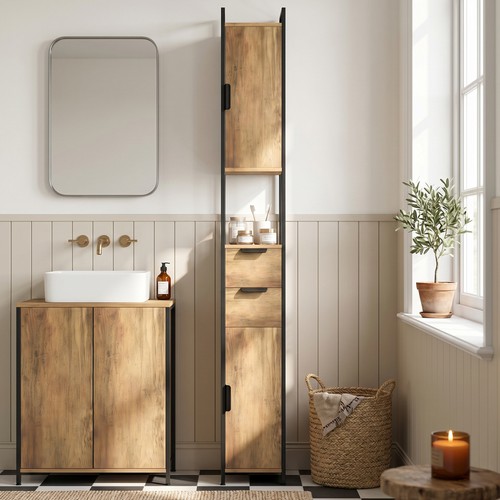 Tall bathroom storage - tall, cabinet