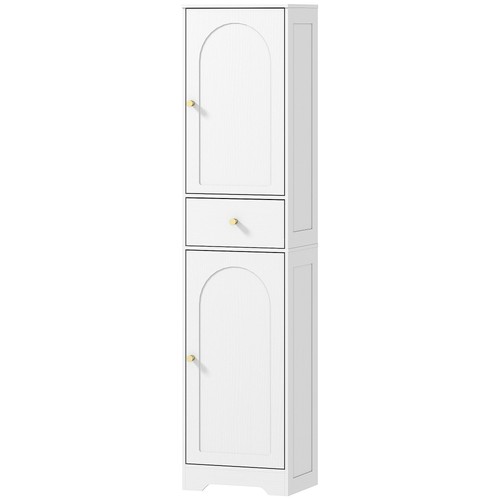 Homcom tall bathroom - bathroom, storage