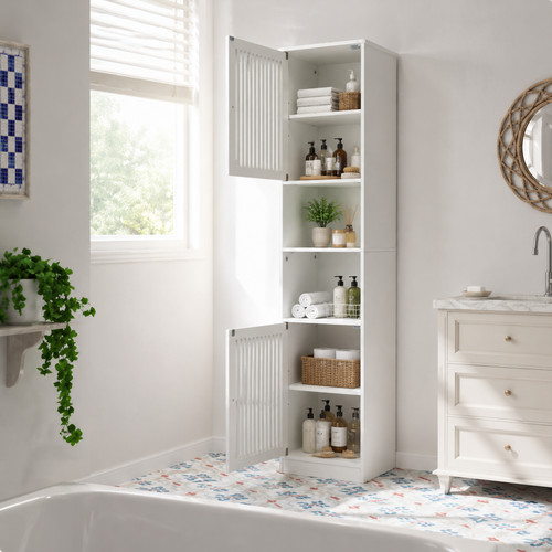 Tall bathroom storage cabinet - tall,