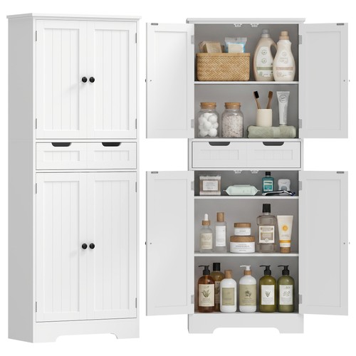 Tall bathroom cabinet - bathroom, cabinet,