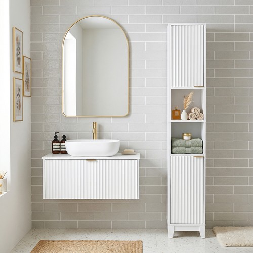 Tall bathroom storage cabinet - bathroom,