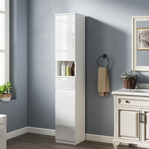 Tall bathroom cabinet narrow - cabinet, 2