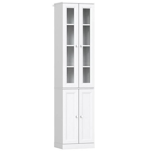 Homcom tall slim white - homcom,