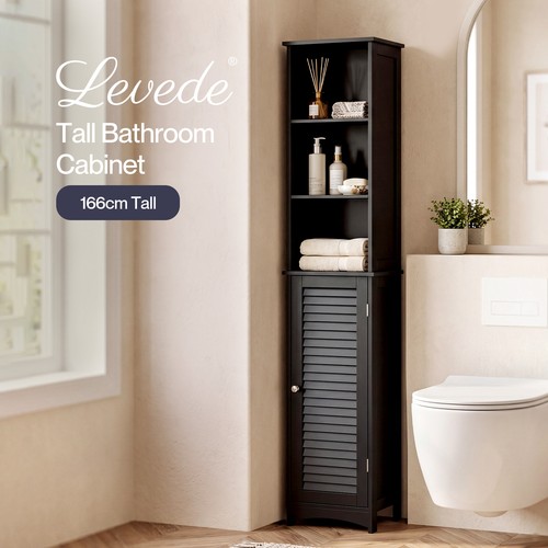 Levede tall bathroom cabinet - tall,