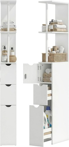 Tall bathroom cabinet narrow - cabinet,