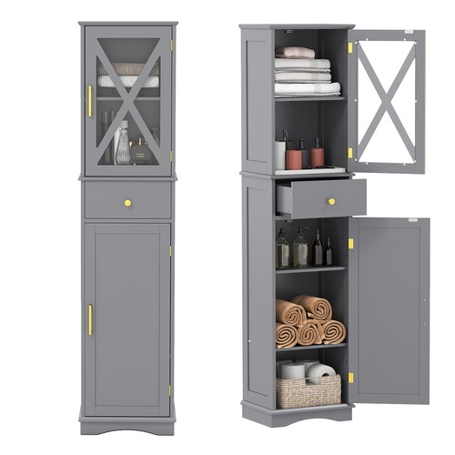 Tall bathroom storage cabinet - tall,