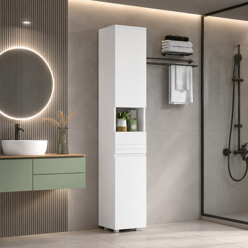 Tall bathroom storage cabinet - tall,