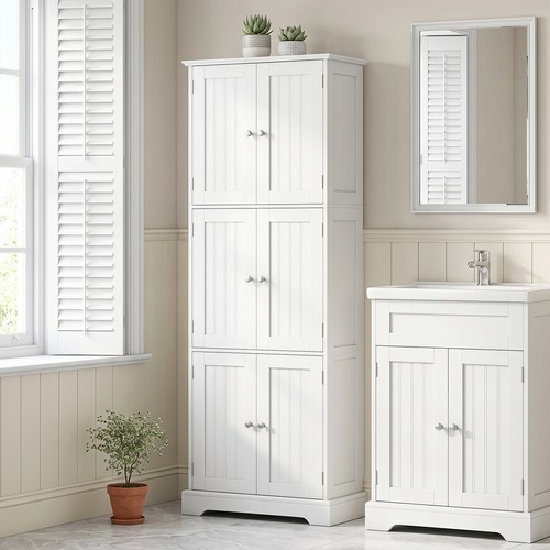Tall bathroom storage - bathroom,