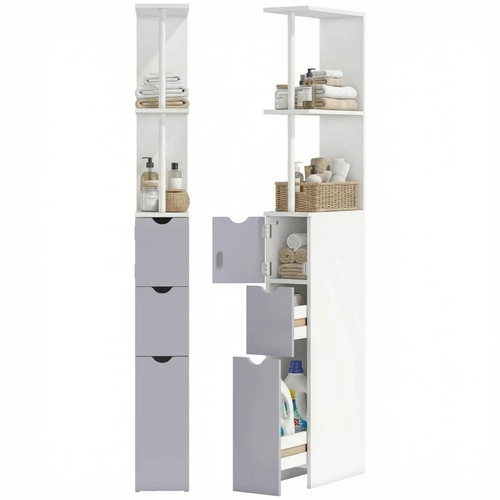 Tall bathroom storage cabinet - tall,