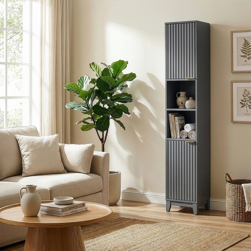 Tall bathroom storage cabinet - tall,